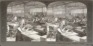 Parts Prints: 3D Stereoscopic Image, Sheet Metal Worker at a Great Aer?
