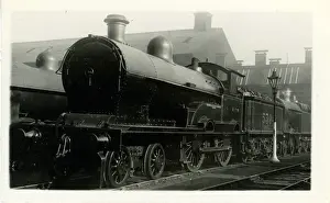Wellington Prints: 4-4-0 Steam Locomotive - Salop Shed, Wellington, Shropshire