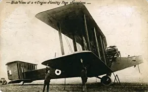 4-Engine Handly Paige Biplane, England