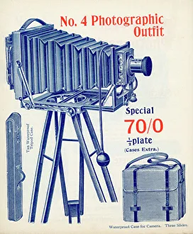 List Prints: No 4 Half Plate Photographic Camera Outfit