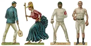 Victorians Prints: 4 Sporty Victorians