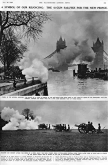 Salutes Prints: 41-gun salutes, celebrating the birth of Prince Charles