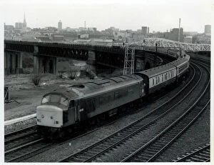 Gateshead Collection: 45123 British Rail Diesel Locomotive, Gateshead, Northumberl