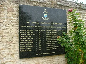 Images Dated 14th March 2019: 46 Royal Marines Commando Memorial Rots Normandy