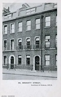 Doughty Prints: 48 Doughty Street, London - Dickens Home
