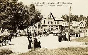 Townsfolk Prints: 4th July Parade - Independence Day - Jaffrey, New Hampshire