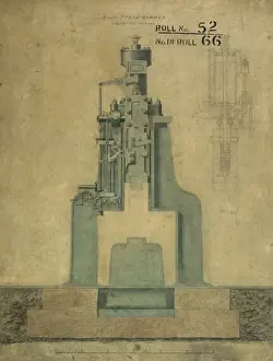 Bridgewater Prints: 5 cwt steam hammer, J Nasmyths patent