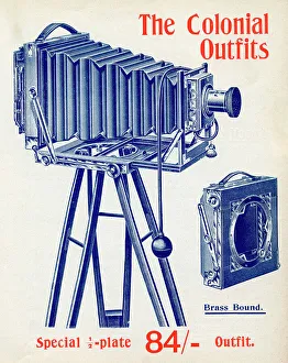 List Prints: No 5 Half Plate Colonial Photographic Camera Outfit