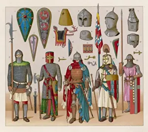 Undated Prints: 5 Men in Armour