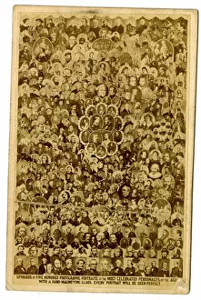 Images Dated 4th September 2017: 500 Celebrated Personalities of the Age, carte de visite