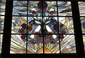 51st Collection: 51st Highland Division Stained Glass Window, Vught