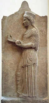 Limestone Collection: 5th Century BC Amphotto Art Athens Boetian Limestone
