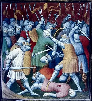 Biblioth X8c75 Prints: 5th Crusade (1217-1221). Conquest of Damietta