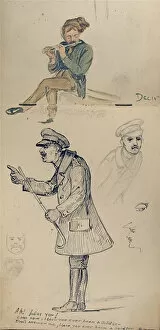 Images Dated 5th February 2010: 6 studies - WWI soldiers