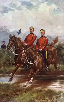 Jumps Prints: 7th Dragoon Guards - Taking the Water Jump