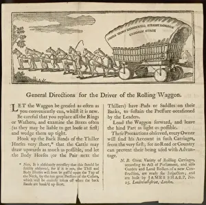 Undercarriage Prints: 8-Horse Rolling Wagon