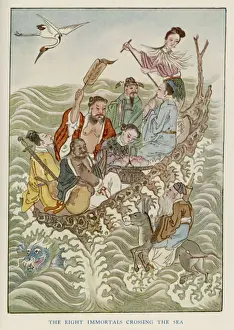 Ways Prints: 8 Immortals Cross Sea