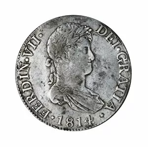 8 reales silver coin from Ferdinand VIIs reign