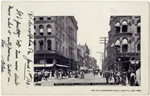 8th Street North from Market, Philadelphia, Pennsylvania USA