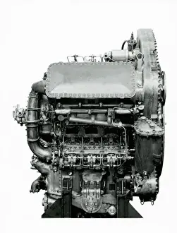 Deltic Prints: 9 cylinder rail traction Deltic engine