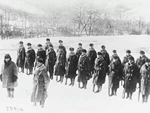 Siberia Collection: 9th Battalion Hampshire Regiment in Siberia