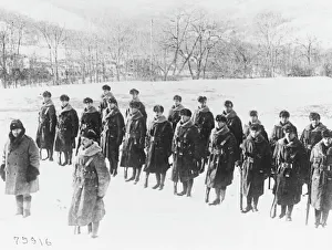 Siberia Collection: 9th Battalion Hampshire Regiment in Siberia