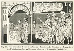 Oratory Prints: 9TH CENTURY MASS