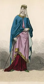 Noble Woman Prints: 9th Century Woman