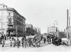 Siberia Collection: 9th Hampshire Regiment in Vladivostock