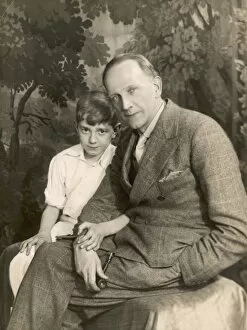 Alan Gallery: A. A. Milne with Christopher Robin