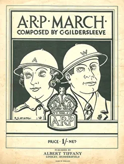 Tiffany Prints: A. R. P. March Music Cover