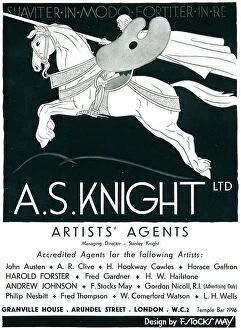 Stocks Collection: A. S. Knight Ltd Advertisement