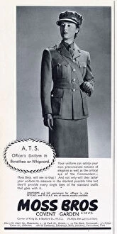 Images Dated 5th November 2020: A. T.s officer uniform from Moss Bros 1940