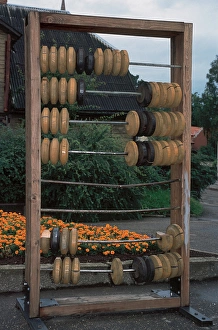 Abacus Gallery: Abacus, also called a counting frame. Cesis. Latvia