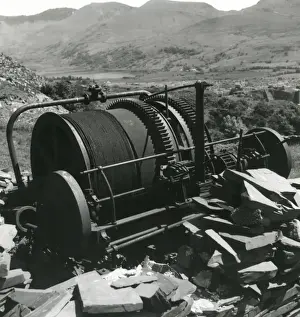 Abandoned equipment near Penyrorsedd, North Wales