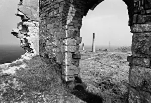 Abandoned Prints: Abandoned Levant tin mine, near Pendeen, Cornwall, England