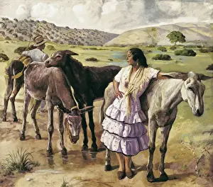 Represented Prints: ABARZUZA, Felipe. Back from the fair