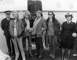 Artists Collection: Abba at Airport