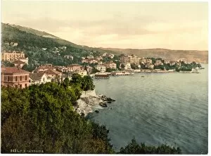 Abbazia Gallery: Abbazia, general view, Istria, Austro-Hungary
