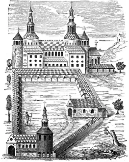 Abbeville Gallery: Abbeville, France - Abbey of Saint Riquier