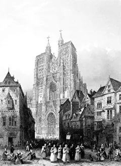 Abbeville Gallery: Abbeville, France - Cathedral