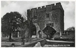 1130 Prints: Abbey Gatehouse, Minster, Isle of Sheppey, Kent