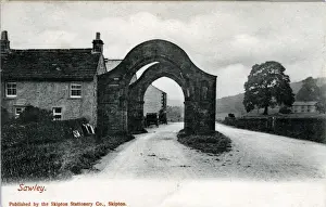 Abbey Gateway - Sawley Abbey, Sawley, Lancashire