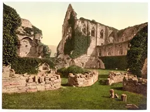 Tintern Prints: Abbey from the guest house, Tintern, England