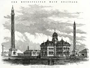 Pumping Collection: Abbey Mills Pumping Station 1868