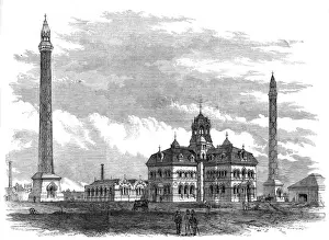 Drainage Prints: Abbey Mills Pumping Station, London, 1868