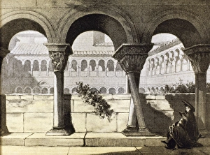 Burgos Gallery: Abbey of Santo Domingo de Silos. Cloister. Castile and Leon