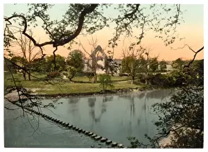Stepping Prints: Abbey stepping stones, I, Bolton Abbey, England