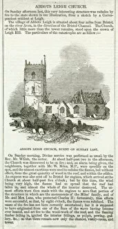 Abbots Leigh church after the fire