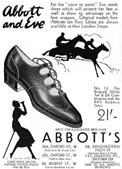 Jumps Prints: Abbotts shoe advertisement, 1935